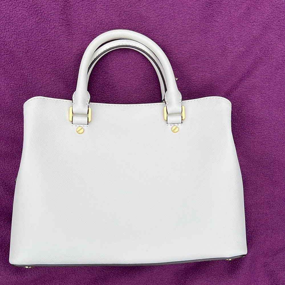 MICHAEL KORS - Saffiano Leather - White - Satchel - Picture 2 of 16
